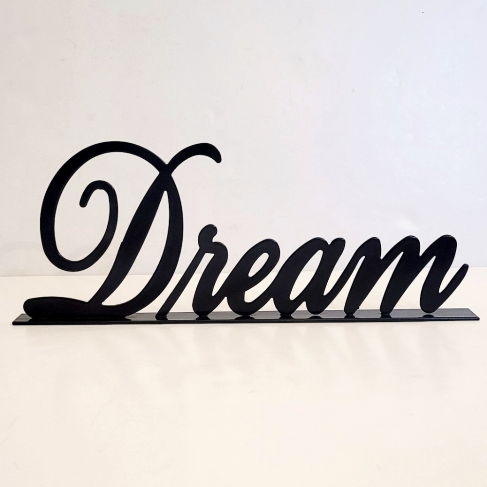 NWOT Dream metal decor
